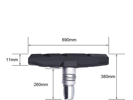 Klocki hamulcowe V-brake do roweru 2 szt. VG0005