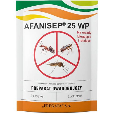 Afanisep 25 WP preparat owadobójczy permetryna 25g 05.2027