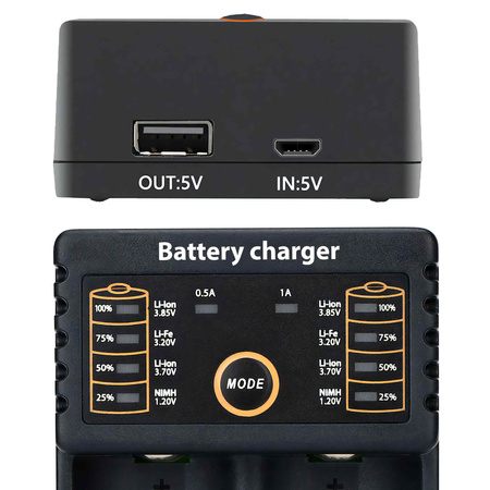 Ładowarka do akumulatorków Li-Ion Ni-MH N8003