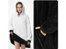 Kocobluza oversize z kapturem czarna VG5038