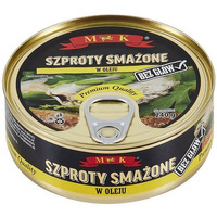 Szproty smażone w oleju MK 240g 09.2027