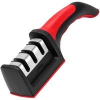 Ostrzałka do noży 3-stopniowa ceramiczna czerwona RS-168