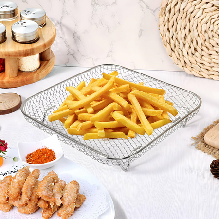 Ruszt do frytkownicy kwadratowy potrójny 21cm AT6658