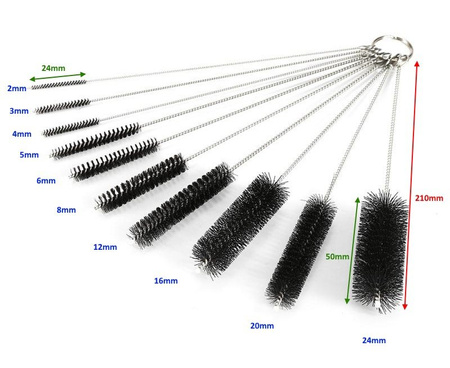 Czyścik szczoteczki do ekspresów 2-24mm komplet 10szt. AT0027