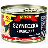Szyneczka z kurczaka bez konserwantów MK 165g 06.2026