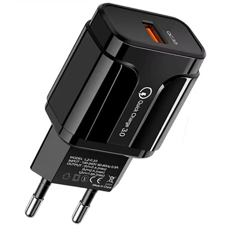 Ładowarka sieciowa Quick Charge 3.0 USB LZ-0.23