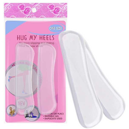 Zapiętki silikonowe przezroczyste Hug My Heels SD6181
