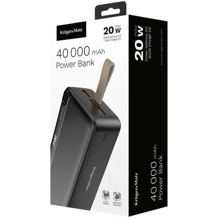 Power bank USB-C 40000mAh Quick Charge 3.0 Krüger&Matz KM0908