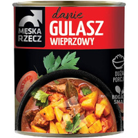 Gulasz wieprzowy Męska Rzecz 830g 09.2026