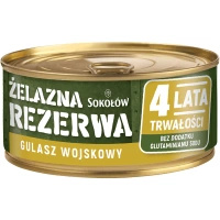 Gulasz wojskowy Żelazna Rezerwa Sokołów 300g 07.2029