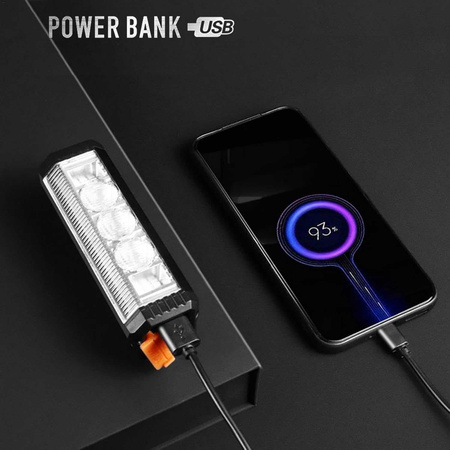 Lampka rowerowa policyjna powerbank FY-206B