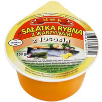 Sałatka rybna z warzywami z łososiem MK 150g 06.2026