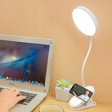 Lampka do czytania na klips USB akumulatorowa RC3078
