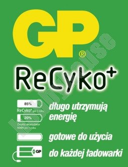 Akumulatorki AA GP Recyko+ 2700mAh 4szt.