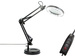 Lampa powiększająca lupa biurkowa czarna Blow LB-23