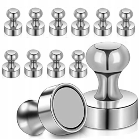 Magnesy neodymowe pionki na lodówkę 10szt. ET7939