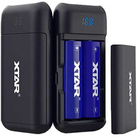 Ładowarka powerbank 2x18650 czarna Xtar PB2C