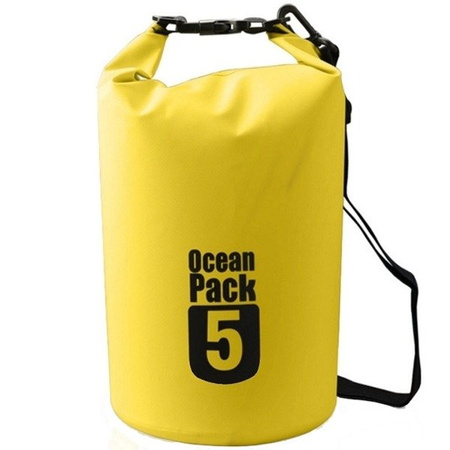 Torba wodoodporna 5l Ocean Pack żółta MJ-KQ0318-Y