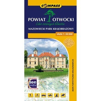 Mapa turystyczna Powiat Otwocki - Mazowiecki Park Krajobrazowy CS6805