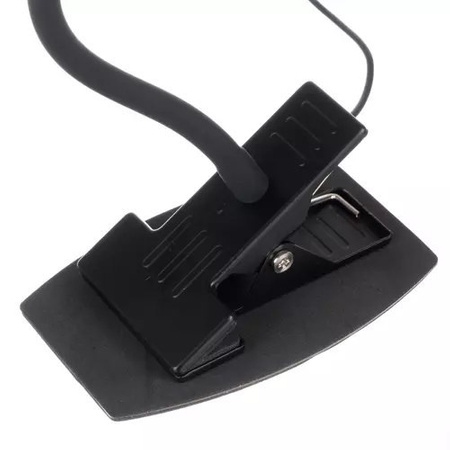 Lampka przypinana USB z klipsem biurkowa czarna IT5253