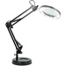 Lampa powiększająca lupa biurkowa czarna Blow LB-23