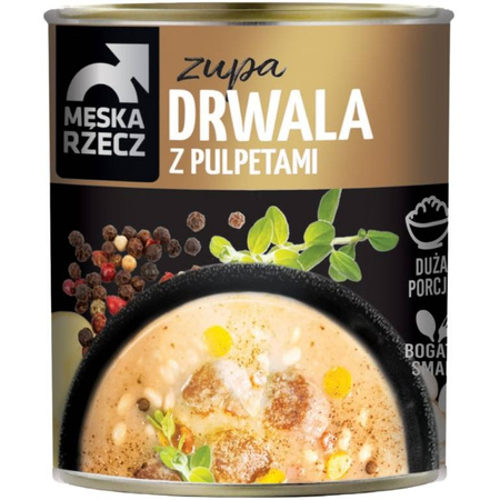 Zupa drwala z pulpetami Męska Rzecz 830g 01.2026