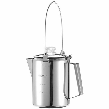 Perkolator nierdzewny kawiarka turystyczna Fox Outdoor 33305