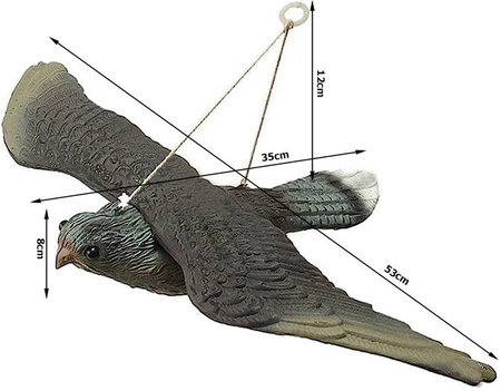 Sokół odstraszacz ptaków lecący SM8050