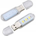 Lampka USB wtyczka 3 LED ciepła CB-0510