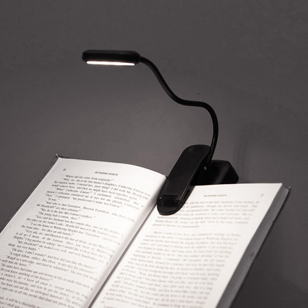 Lampka biurkowa z klipsem do książki USB LY-15