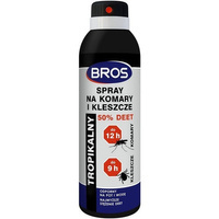 Bros tropikalny 50% DEET na komary kleszcze 180ml