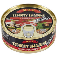 Szproty smażone w sosie pomidorowym MK 240g 12.2026