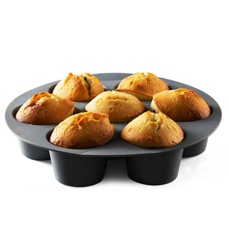 Wkład silikonowy do frytkownicy forma na muffinki okrągły 20cm ET6169