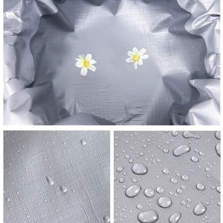 Plandeka 4x5m srebrna gruba IT7899