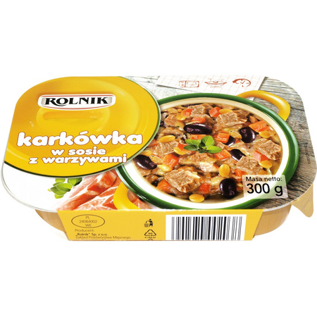 Karkówka w sosie z warzywami Rolnik 300g 12.2025