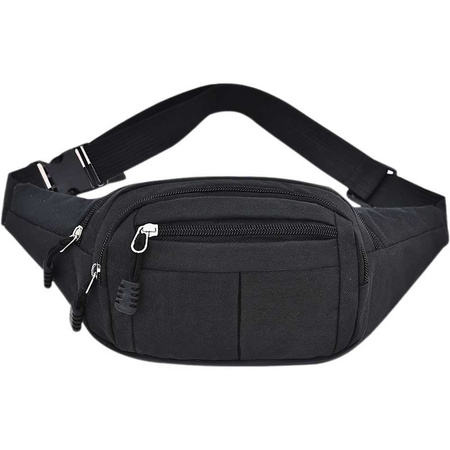 Saszetka nerka 4 kieszenie czarna VG7517