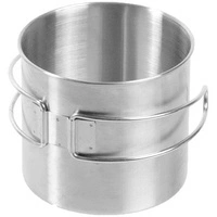 Kubek nierdzewny ze składanym uchwytem Mil-Tec 14602600