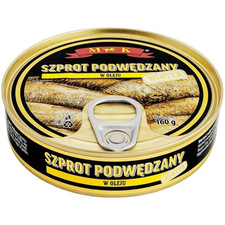 Szprot podwędzany w oleju winter MK 160g 05.2029