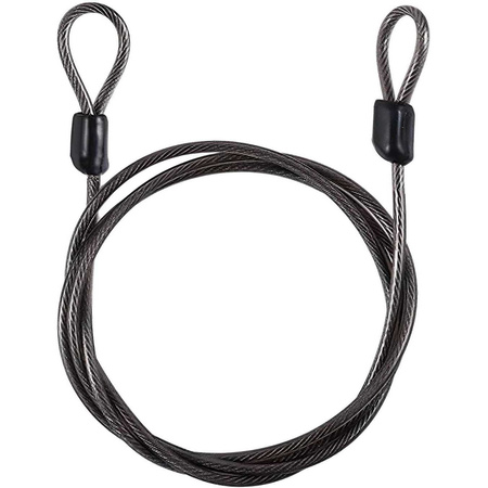 Zapięcie linka stalowa z okami do kłódki 80cm LR5867
