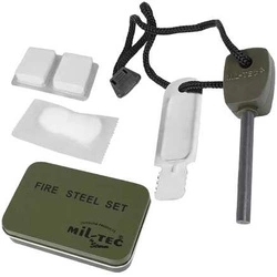Zestaw survivalowy z krzesiwem