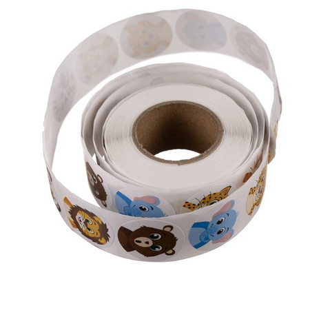 Naklejki motywacyjne dla dzieci zwierzęta 500 szt. IT3057