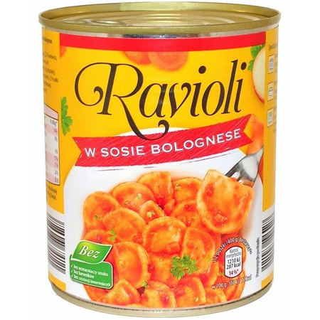 Ravioli w sosie Bolognese Meridionale Alimenti 800g 05.2027