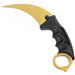 Nóż karambit złoty DM6664