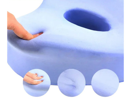 Poduszka między nogi kolana szara AT7284