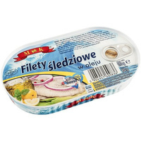 Filety śledziowe w oleju MK 170g 03.2026