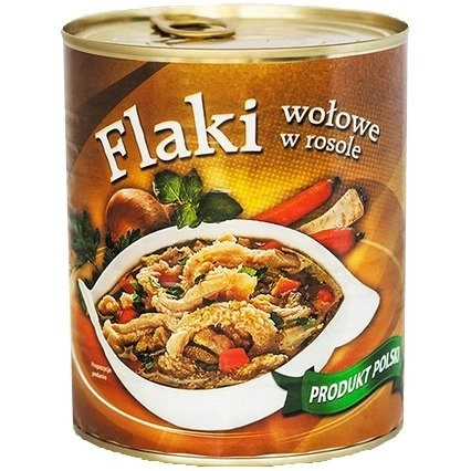 Flaki wołowe w rosole Yabra 800g 08.2026