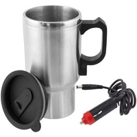 Kubek termiczny podgrzewany 12V 400ml nierdzewny AT7480