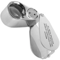 Lupa walutowa UV 25mm/x40 9890