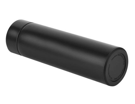 Kubek termiczny smart z termometrem czarny 500ml SUS304
