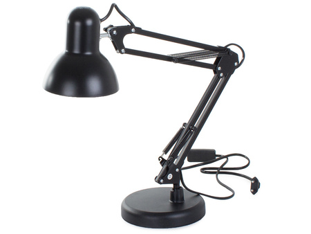 Lampka biurkowa E27 czarna VG7175